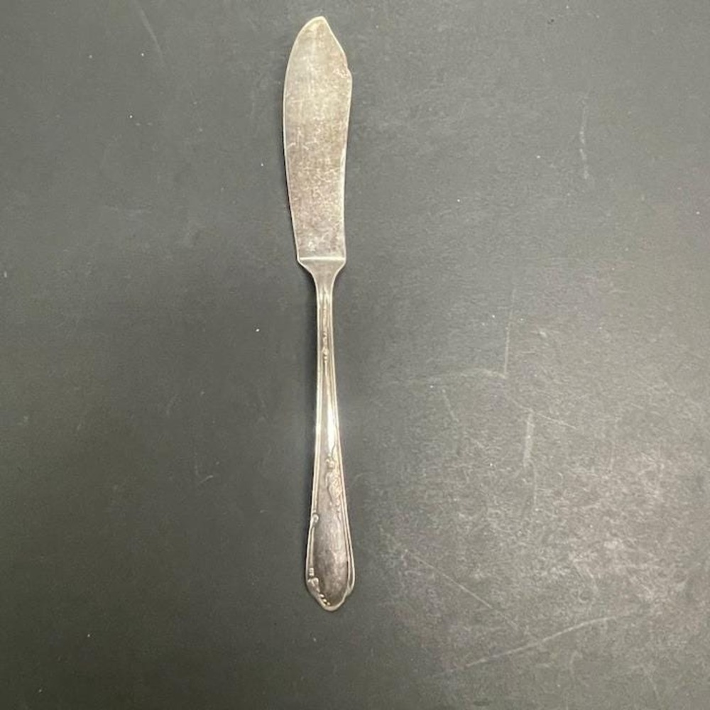 Wm A Rogers A1 Plus Oneida Ltd First Love 1937‎ Silverplate Butter Spreader BK1